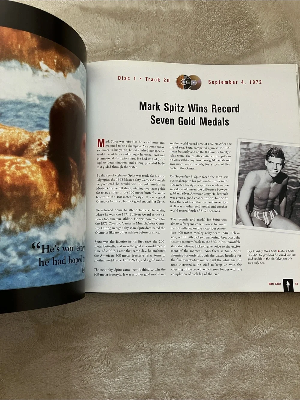 And the Crowd Goes Wild Hardcover Book Sports Stories Plus 2 CDs